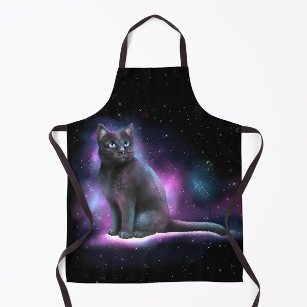 Item preview, Magical Galaxy Black Cat designed and sold by shirinsart.