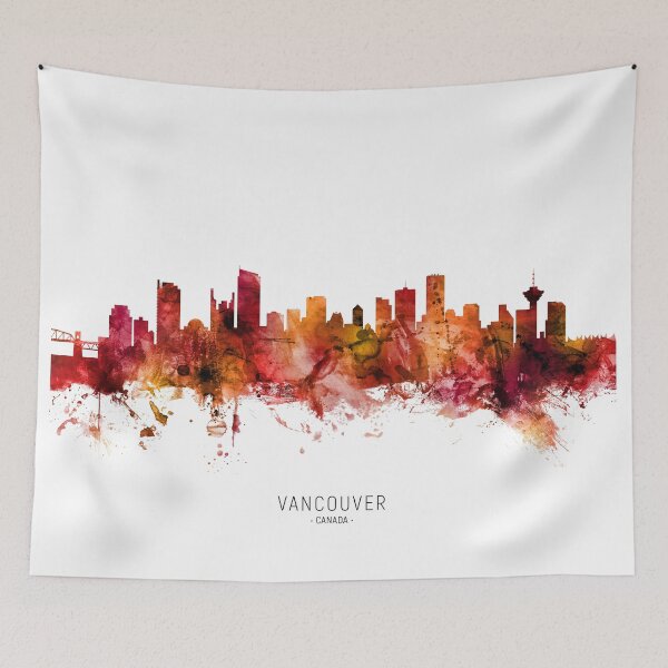 Artikelvorschau, Vancouver Canada Skyline entworfen und verkauft von ArtPrints.
