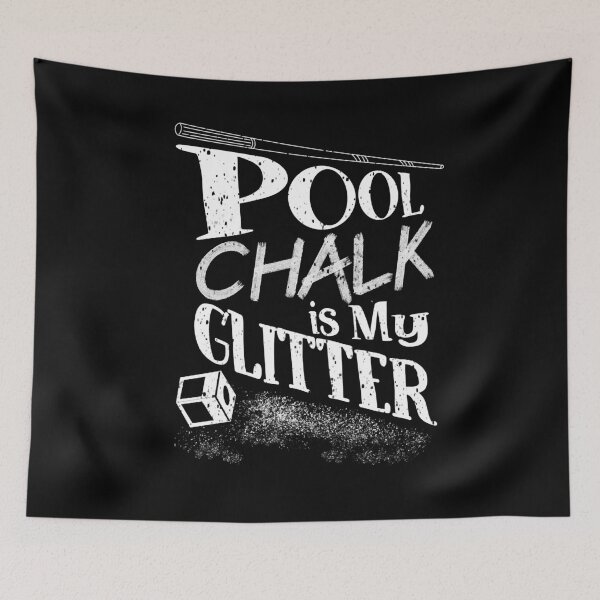 Item preview, Cute Pool Chalk Is My  Funny Billiard Players Game designed and sold by JoanneHughes.