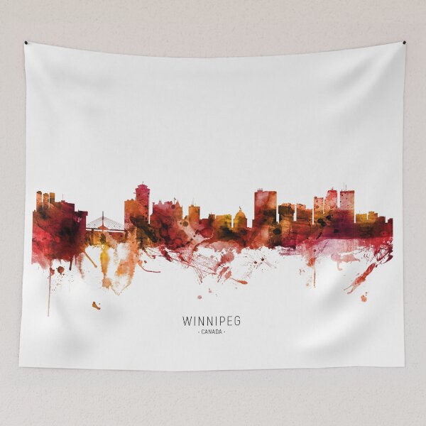 Item preview, Winnipeg Canada Skyline designed and sold by ArtPrints.