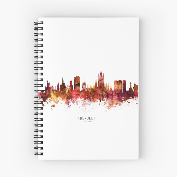 Item preview, Aberdeen Scotland Skyline designed and sold by ArtPrints.