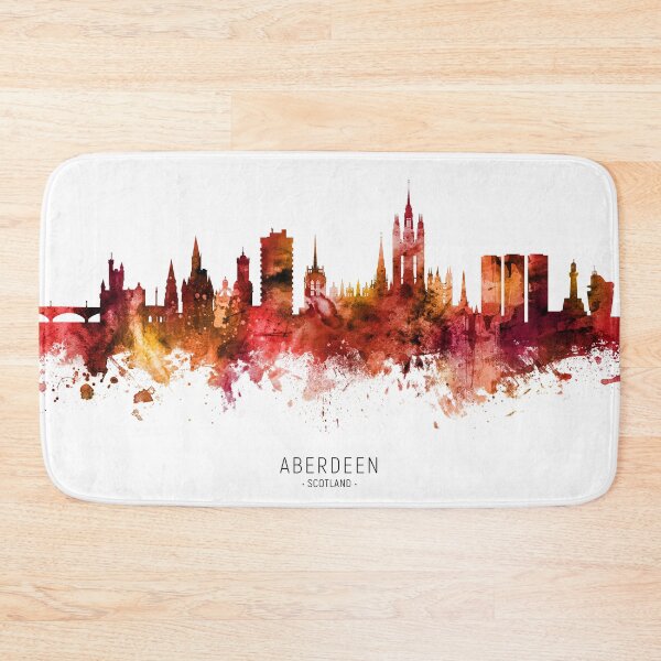 Item preview, Aberdeen Scotland Skyline designed and sold by ArtPrints.