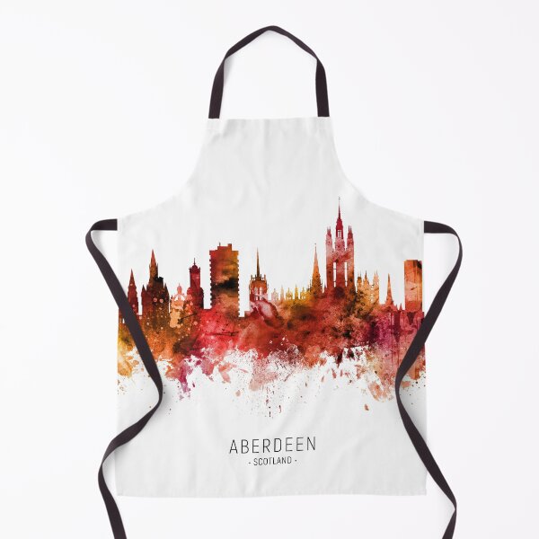 Item preview, Aberdeen Scotland Skyline designed and sold by ArtPrints.