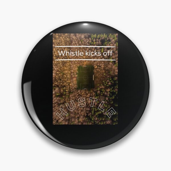 Item preview, Whistle  kicks off  hustle,football  field  in the woods  designed and sold by Moussa  Sussi.