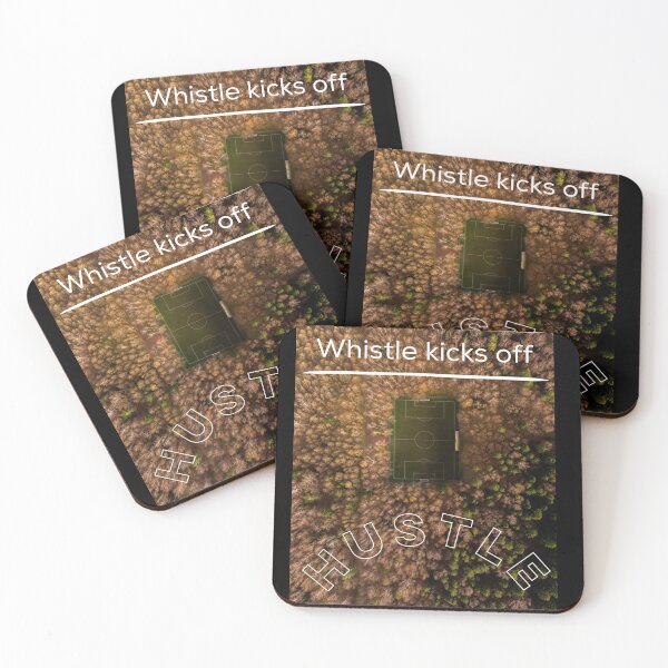 Item preview, Whistle  kicks off  hustle,football  field  in the woods  designed and sold by Moussa  Sussi.