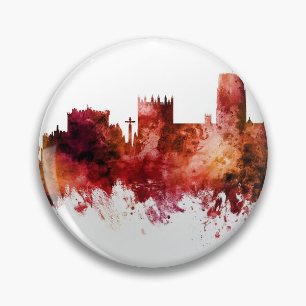 Item preview, Durham England Skyline Cityscape designed and sold by ArtPrints.
