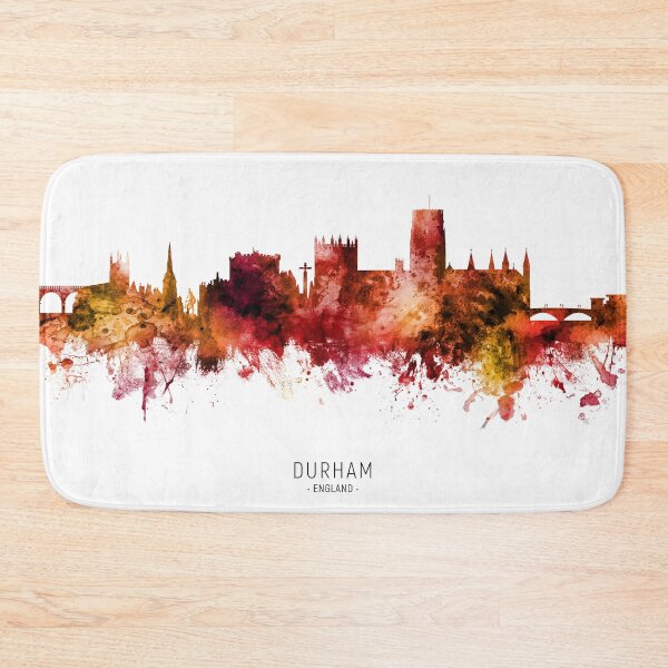 Item preview, Durham England Skyline Cityscape designed and sold by ArtPrints.
