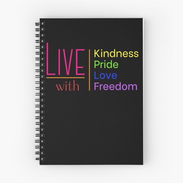 Item preview, Live with Kindness, Pride, Love, and Freedom designed and sold by GLENmerch.