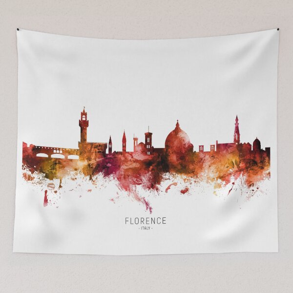Aperçu de l'œuvre Florence Italy Skyline créée et vendue par ArtPrints.