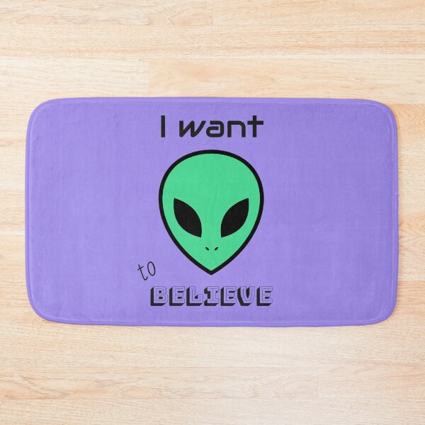 Item preview, Green Alien Head, "I Want to Believe" designed and sold by tepalistings.