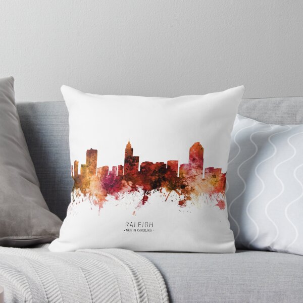 Item preview, Raleigh North Carolina Skyline designed and sold by ArtPrints.