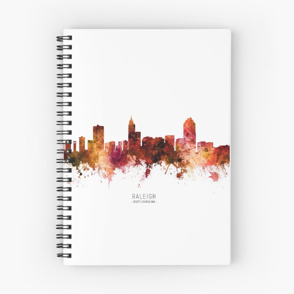 Item preview, Raleigh North Carolina Skyline designed and sold by ArtPrints.