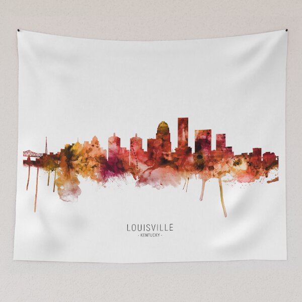 Item preview, Louisville Kentucky City Skyline designed and sold by ArtPrints.