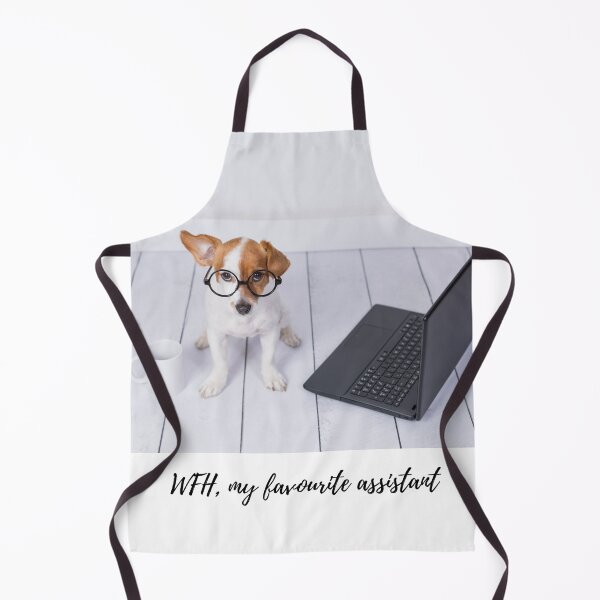 Item preview, WFH (Working From Home), my favourite assistant! My dog! designed and sold by JellyBeenzz.