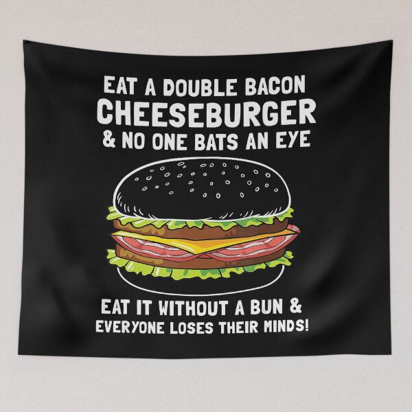 Item preview, Double Bacon Cheeseburger Ketosis Lover Ketone Keto DietDouble Bacon Cheeseburger Ketosis Lover Ketone Keto Diet designed and sold by Christopher221.