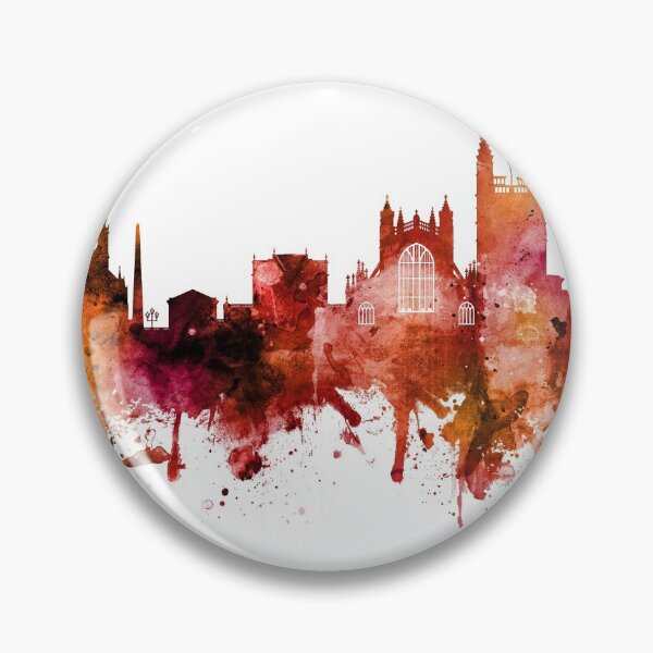 Item preview, Bath England Skyline Cityscape designed and sold by ArtPrints.