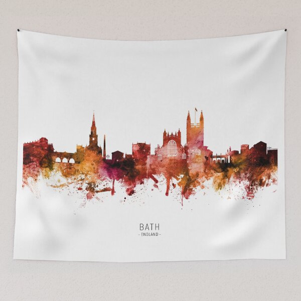 Item preview, Bath England Skyline Cityscape designed and sold by ArtPrints.