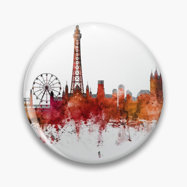 Item preview, Blackpool England Skyline designed and sold by ArtPrints.