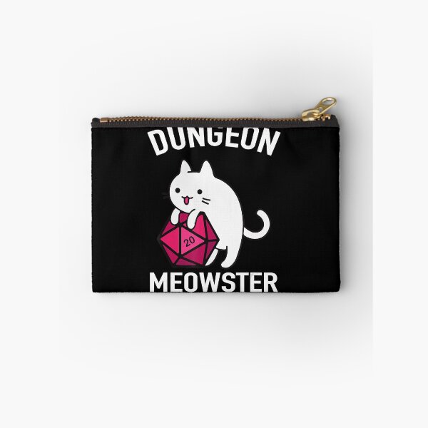 Item preview, Dungeon Meowster Funny DnD Gamer Cat D20 designed and sold by JoanneHughes.