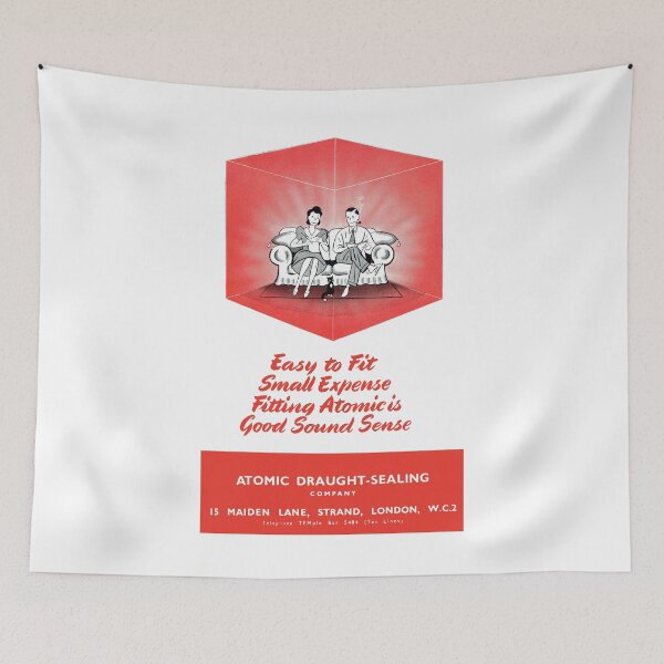 Item preview, ATOMIC DRAUGHT SEALING - 1950s ADVERT designed and sold by ThrowbackAds.