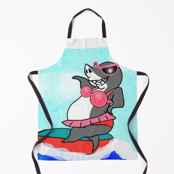 Item preview, Animal - Shark - surfing time  designed and sold by Shirley cute art .