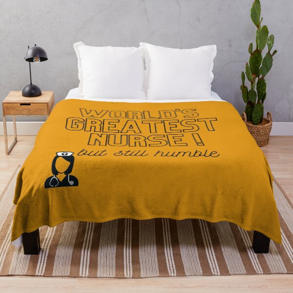 Item preview, World's Greatest Nurse, but still humble merch designed and sold by Wanderers'  Arcadia.