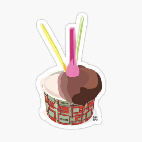 Messina Gelato Ice Cream Sticker