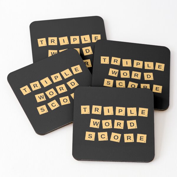 Item preview, Puntaje de tres palabras: diseño de Scrabble designed and sold by VioletStudio.