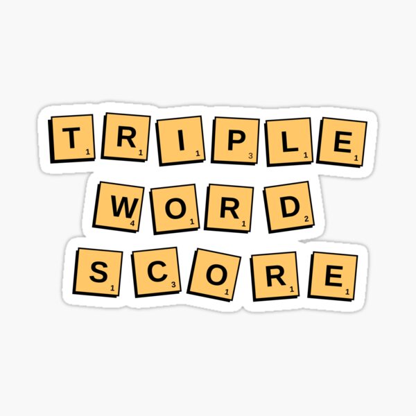 Item preview, Triple word score - Scrabble design designed and sold by VioletStudio.