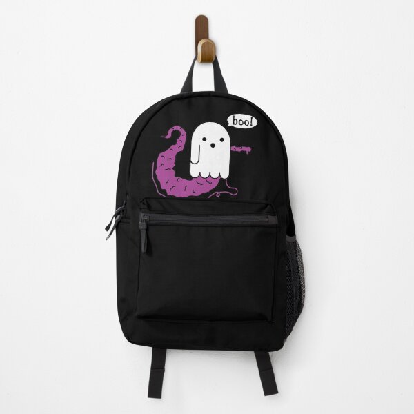 Item preview, Disapproving ghost worm on a string - cute halloween designed and sold by Craftaholic.