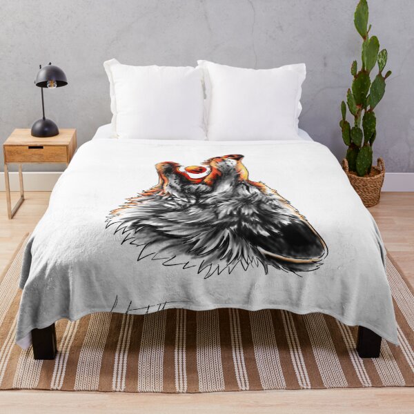 Item preview, wolf moon designed and sold by Lilia-SEILLAN.