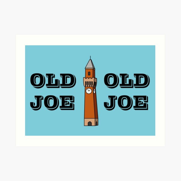University of Birmingham Old Joe Clocktower, Light Blue Art Print