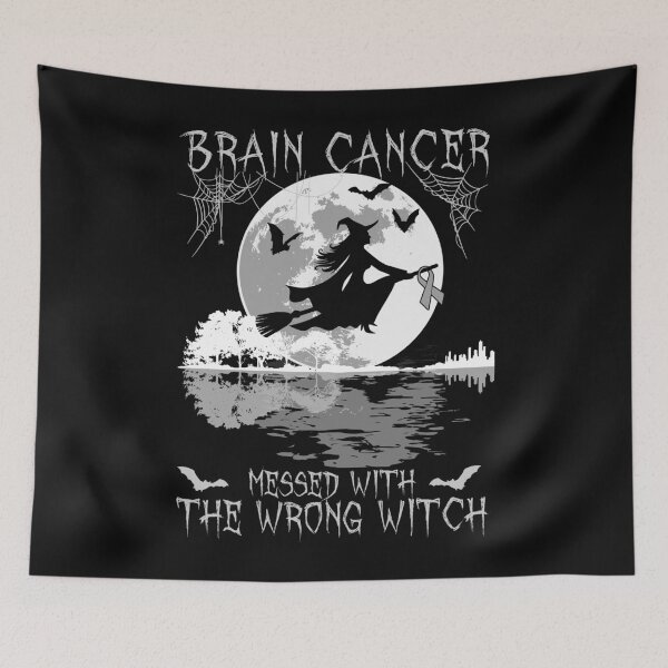 Item preview, Messed With The Wrong Witch Brain Cancer designed and sold by DennisVon.