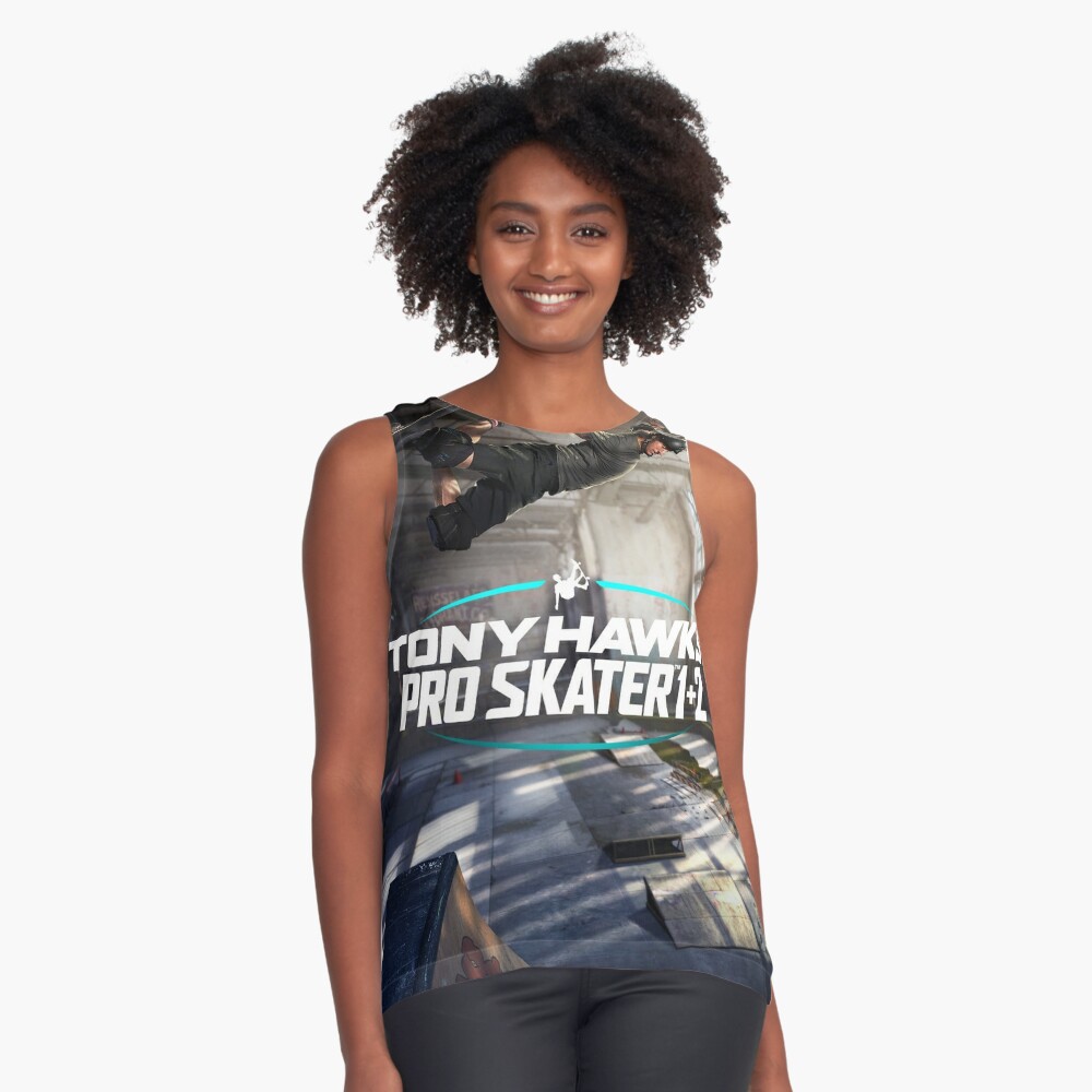 Tony hawk pro skater 2 t camisa de algodão das mulheres dos homens