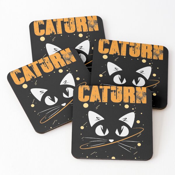 Item preview, Caturn Space Cat stars Universe design shirt designed and sold by Grinover.