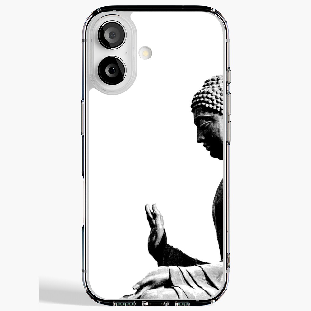 Sitting Buddha minimal art canvas Sticker