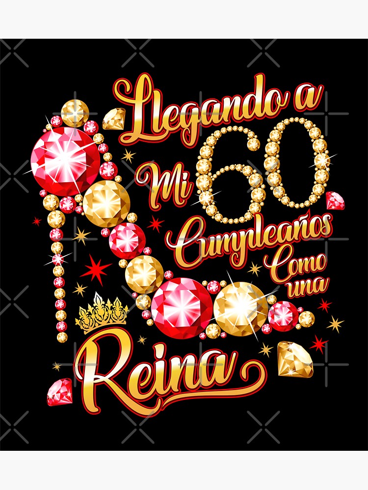 Diseño de 60 cumpleaños para damas en Pegatina