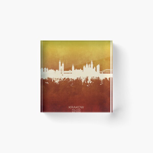 Item preview, Krakow Poland Skyline designed and sold by ArtPrints.