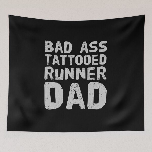 Item preview, Bad Ass Tattooed, Runner Dad designed and sold by PetitePeche.
