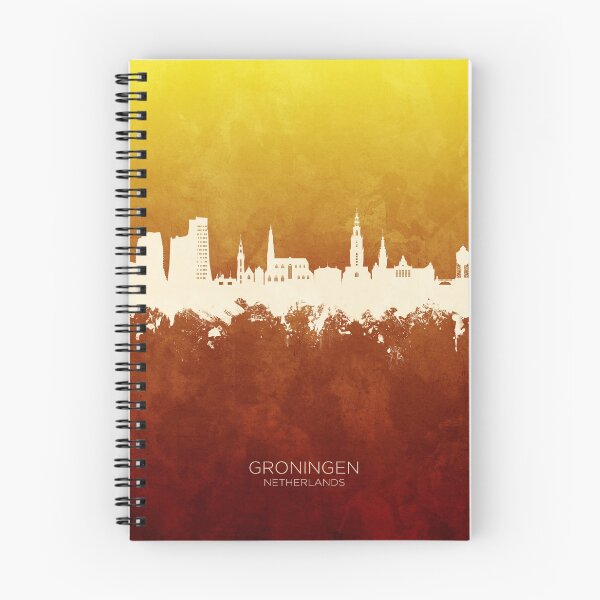 Item preview, Groningen The Netherlands Skyline designed and sold by ArtPrints.