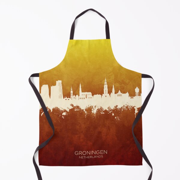 Item preview, Groningen The Netherlands Skyline designed and sold by ArtPrints.