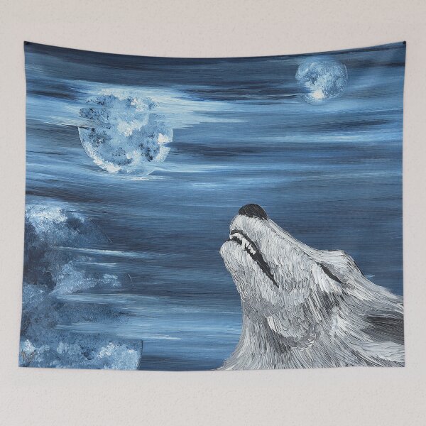Item preview, Howling Wolf designed and sold by Psychopeeet.
