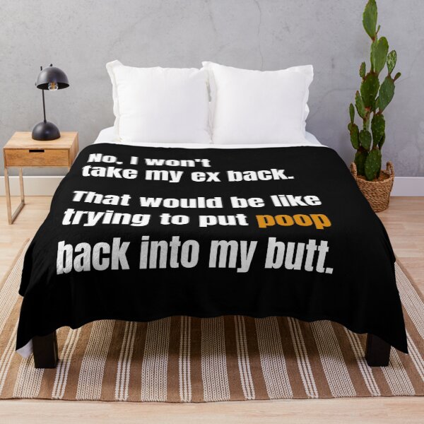 Item preview, No, I Won't Take My Ex Back designed and sold by Nathalie Aynié.