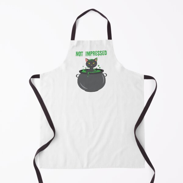 Item preview, Moody Black Cat In Cauldron's Green Potion designed and sold by GeekyMumDesigns.