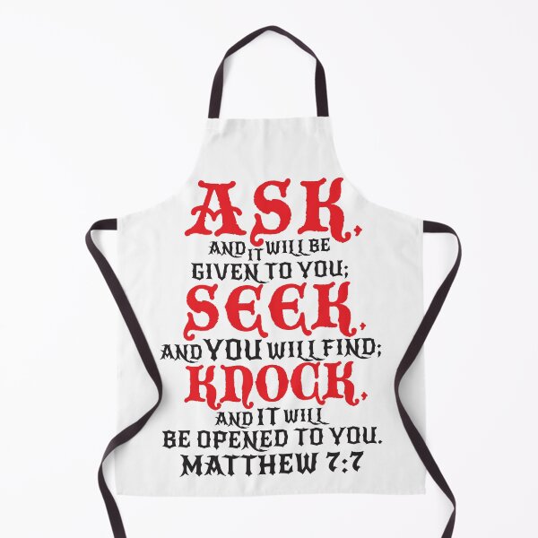 Item preview, Matthew 7:7 designed and sold by plushism.