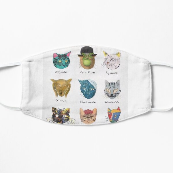 Famous cats Flat Mask