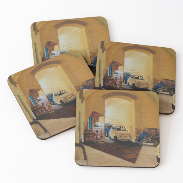Item preview, Painting Fiat 500 Oldtimer Garage designed and sold by reujken.