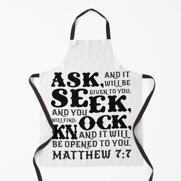 Item preview, Matthew 7:7 designed and sold by plushism.