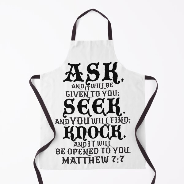 Item preview, Matthew 7:7 designed and sold by plushism.