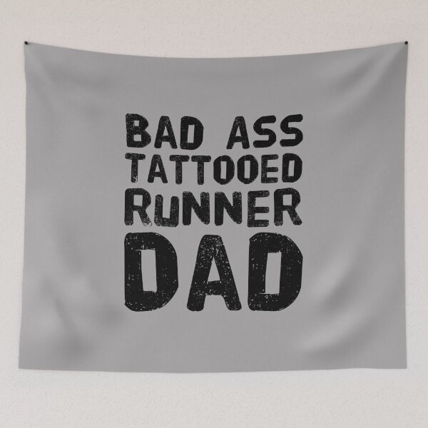 Item preview, Bad Ass Tattooed, Runner Dad designed and sold by PetitePeche.